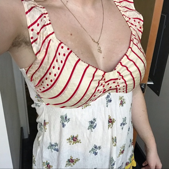 Anthropologie ric rac silk and cotton tank - Picture 2 of 2